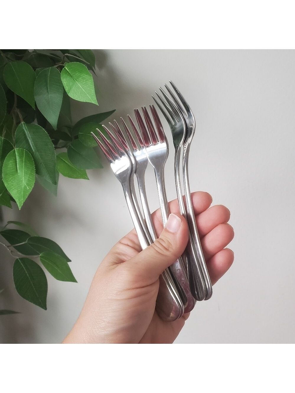 Dansk 18/10 Stainless Steel Cocktail Olive Fork Set 7